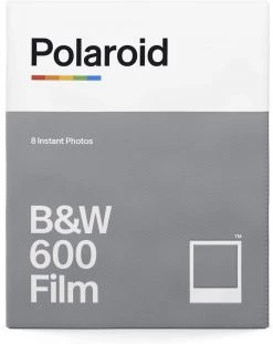 Polaroid B&W 600 Film (8 Photos) For Vintage Cameras