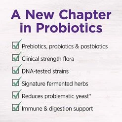 New Chapter Probiotic All-Flora With Prebiotics + Postbiotics For Women And Men - 30 Vegetarian Capsules