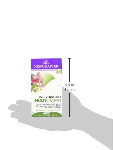 New Chapter Every Woman Multivitamin Fermented With Probiotics + Iron + Vitamin D3 + B Vitamins + Organic Non-GMO Ingredients - 120 Count 7 New Chapter Every Woman Multivitamin Fermented With Probiotics + Iron + Vitamin D3 + B Vitamins + Organic Non-GMO Ingredients - 120 Count