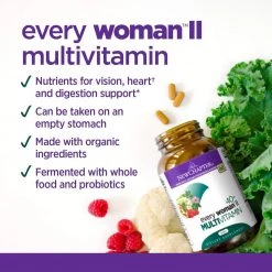 Health Supplements New Chapter Every Woman II 40+, Women's Multivitamin Fermented With Probiotics + B Vitamins + Vitamin D3 + Organic Non-GMO Ingredients - 96 Tablets