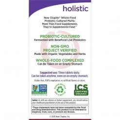 New Chapter Every Man II 40+, Men's Multivitamin Fermented With Probiotics + Selenium + B Vitamins + Vitamin D3 + Organic Non-GMO Ingredients - 96 Tablets Health Supplements