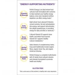 New Chapter Perfect Energy Multivitamin With Vitamin B12 + Vitamin B6 + Vitamin D3 - 72 Vegetarian Tablets Health Supplements