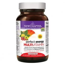 New Chapter Perfect Energy Multivitamin With Vitamin B12 + Vitamin B6 + Vitamin D3 - 96 Vegetarian Tablets Health Supplements