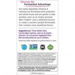 Health Supplements New Chapter Perfect Postnatal Vitamins, Lactation Supplement With Fermented Probiotics + Wholefoods + Vitamin D3 + B Vitamins + Organic Non-GMO Ingredients - 96 Vegetarian Tablets 18 Health Supplements New Chapter Perfect Postnatal Vitamins, Lactation Supplement With Fermented Probiotics + Wholefoods + Vitamin D3 + B Vitamins + Organic Non-GMO Ingredients - 96 Vegetarian Tablets