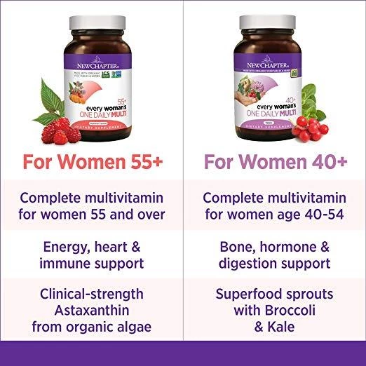 New Chapter Every Woman's One Daily 55+ Multivitamin - 72 Count Health Supplements 3 New Chapter Every Woman's One Daily 55+ Multivitamin - 72 Count Health Supplements