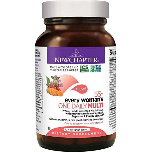 New Chapter Every Woman's One Daily 55+ Multivitamin - 72 Count Health Supplements 1 New Chapter Every Woman's One Daily 55+ Multivitamin - 72 Count Health Supplements