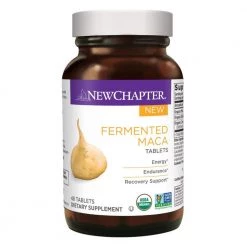 New Chapter Fermented Maca Supplement - Energy, Endurance, Recovery Support - 48 Tablets