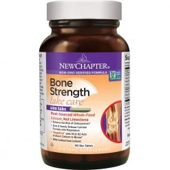 Health Supplements New Chapter Bone Strength Take Care With Vitamin D3 + K2 + Magnesium- 180 Slim Tablets