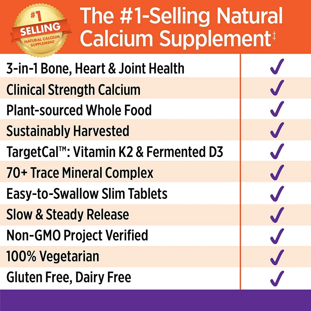 Health Supplements New Chapter Bone Strength Calcium Supplement With Vitamin K2 + Vitamin D3 + Magnesium - 90 Count 4 Health Supplements New Chapter Bone Strength Calcium Supplement With Vitamin K2 + Vitamin D3 + Magnesium - 90 Count