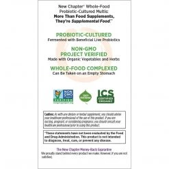 New Chapter Activated C Food Complex Whole-Food Vitamin C Supplement For Immune Support - 90 Vegetarian Tablets Health Supplements