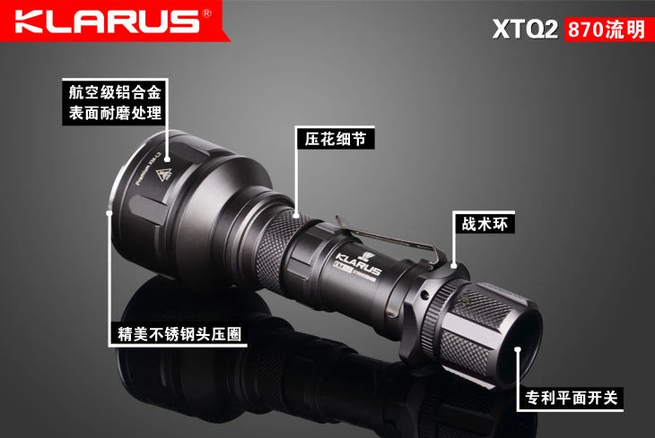 Flashlights Klarus XTQ2 LED Flashlight 10 Flashlights Klarus XTQ2 LED Flashlight