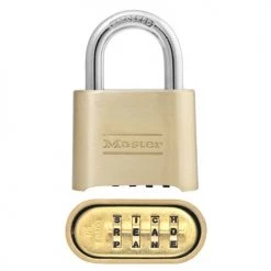 Master Lock Padlock 175DWD - Set Your Own Letter / Word Combination - 2 Inches Solid Body