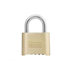 Master Lock Padlock 175DWD - Set Your Own Letter / Word Combination - 2 Inches Solid Body