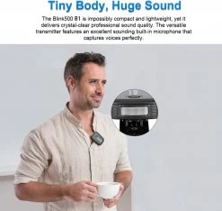 Saramonic Blink 500 B1 (TX+RX) Ultracompact 2.4GHz Wireless Microphone System Outdoor Recreation