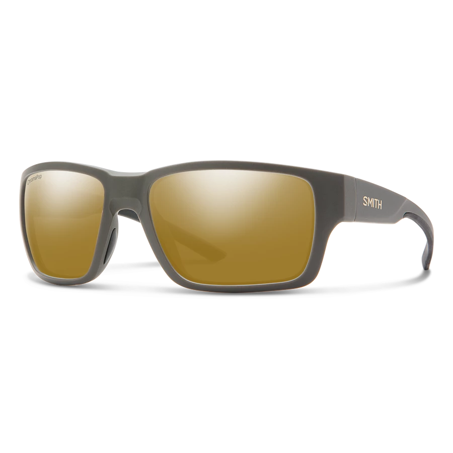 Eyewear Smith Optics Outback Matte Gravy Frame With ChromaPop Polarized Bronze Mirror Lens 1 Eyewear Smith Optics Outback Matte Gravy Frame With ChromaPop Polarized Bronze Mirror Lens