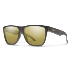 Smith Optics Lowdown XL 2 Matte Gravy Frame With Polarized Gold Mirror Carbonic Lens Eyewear