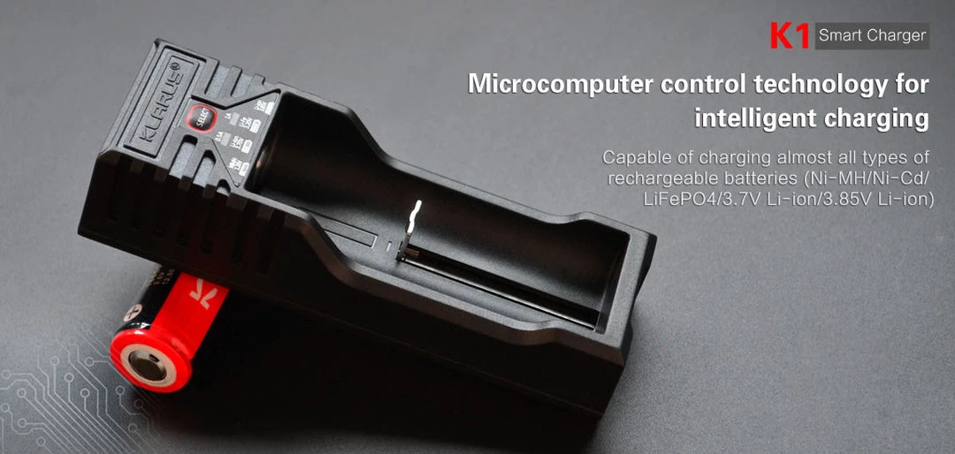 Klarus K1 Smart Charger For Li-ion/Ni-MH/Ni-Cd Rechargeable Batteries Outdoor Recreation 9 Klarus K1 Smart Charger For Li-ion/Ni-MH/Ni-Cd Rechargeable Batteries Outdoor Recreation