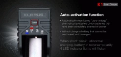 Klarus K1 Smart Charger For Li-ion/Ni-MH/Ni-Cd Rechargeable Batteries Outdoor Recreation 14 Klarus K1 Smart Charger For Li-ion/Ni-MH/Ni-Cd Rechargeable Batteries Outdoor Recreation