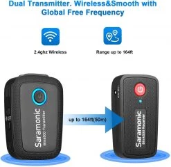 Saramonic Blink 500 B1 (TX+RX) Ultracompact 2.4GHz Wireless Microphone System Outdoor Recreation 10 Saramonic Blink 500 B1 (TX+RX) Ultracompact 2.4GHz Wireless Microphone System Outdoor Recreation