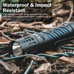 Acebeam E70 EDC Flashlight, 4600 Lumen, 6500K, With 21700 Battery And Charger Flashlights