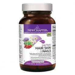Health Supplements New Chapter Perfect Hair, Skin & Nails Supplement Builds Healthy Hair & Strong Nails With Biotin + Astaxanthin - 30 Vegetarian Capsules