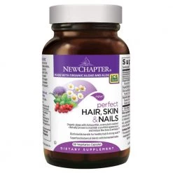 Health Supplements New Chapter Perfect Hair, Skin & Nails Supplement Builds Healthy Hair & Strong Nails With Biotin + Astaxanthin - 60 Vegetarian Capsules