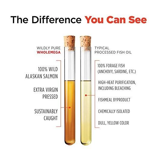 New Chapter Wholemega Extra-Virgin Alaskan Salmon Fish Oil - 180 Count Health Supplements 5 New Chapter Wholemega Extra-Virgin Alaskan Salmon Fish Oil - 180 Count Health Supplements