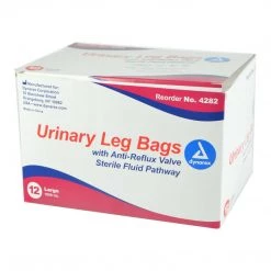 Dynarex Urinary Leg Bag, Large, 1000mL, Pack Of 12