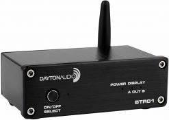 Parts Express Dayton Audio BTR01 Bluetooth Audio Receiver 24-bit/48 KHz Optical Coaxial RCA