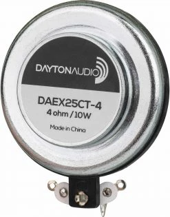 LightJunction Outdoor Recreation Dayton Audio DAEX25CT-4 Coin Type 25mm Exciter 10W 4 Ohm