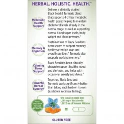 New Chapter Black Seed Oil - Golden Black Seed, Helps Maintain Overall Metabolic Health - 30 Vegetarian Capsules