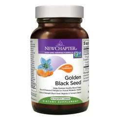 New Chapter Black Seed Oil - Golden Black Seed, Helps Maintain Overall Metabolic Health - 60 Vegetarian Capsules