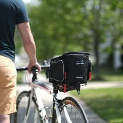 Lumintrail Bike Trunk Bag Rear Bicycle Rack Bag Pannier With Rain Cover Outdoor Recreation