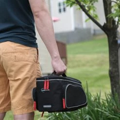 Lumintrail Bike Trunk Bag Rear Bicycle Rack Bag Pannier With Rain Cover Outdoor Recreation