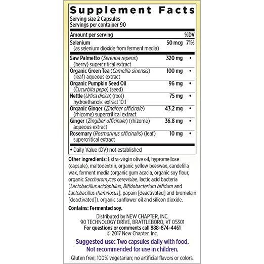 Health Supplements New Chapter Prostate 5LX Holistic Prostate Support - 180 Vegetarian Tablets 2 Health Supplements New Chapter Prostate 5LX Holistic Prostate Support - 180 Vegetarian Tablets