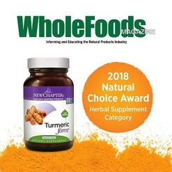 New Chapter Turmeric Force For Inflammation Support Non-GMO - 120 Vegetarian Capsules