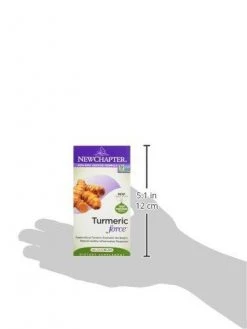 New Chapter Turmeric Force For Inflammation Support Non-GMO - 120 Vegetarian Capsules
