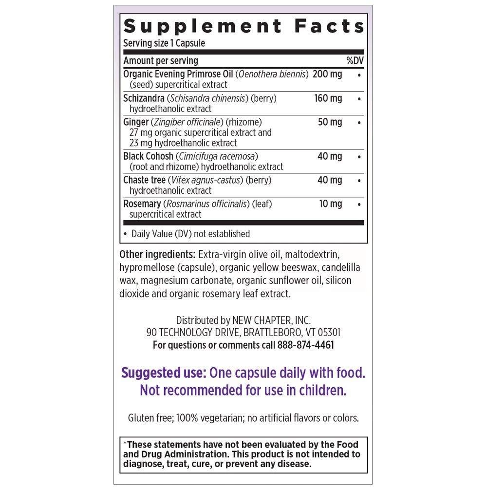 New Chapter Menopause Supplement - Estrotone With Evening Primrose Herbal Hormonal Balance - 30 Vegetarian Capsules Health Supplements 2 New Chapter Menopause Supplement - Estrotone With Evening Primrose Herbal Hormonal Balance - 30 Vegetarian Capsules Health Supplements