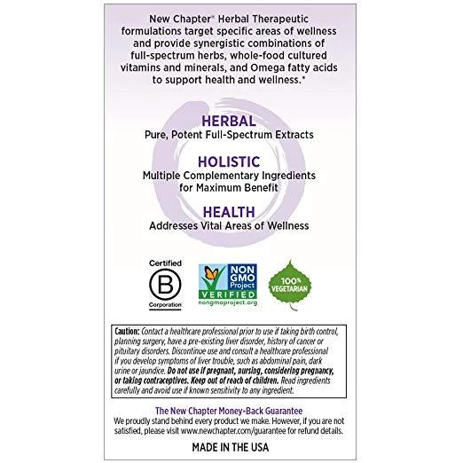 New Chapter Menopause Supplement - Estrotone With Evening Primrose Herbal Hormonal Balance - 30 Vegetarian Capsules Health Supplements 5 New Chapter Menopause Supplement - Estrotone With Evening Primrose Herbal Hormonal Balance - 30 Vegetarian Capsules Health Supplements