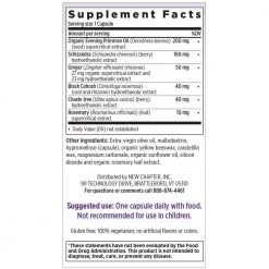 Health Supplements New Chapter Menopause Supplement - Estrotone With Evening Primrose Herbal Hormonal Balance - 60 Vegetarian Capsules