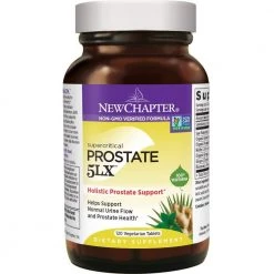 New Chapter Prostate 5LX Holistic Prostate Support - 120 Vegetarian Tablets Health Supplements