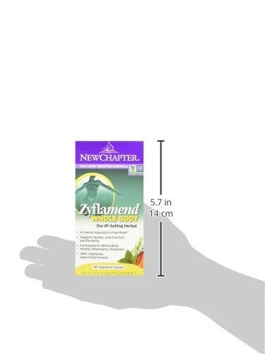 New Chapter Zyflamend Whole Body Herbal Pain Relief - 180 Vegetarian Capsules Health Supplements 7 New Chapter Zyflamend Whole Body Herbal Pain Relief - 180 Vegetarian Capsules Health Supplements