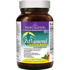 New Chapter Zyflamend Whole Body Herbal Pain Relief - 120 Vegetarian Capsules