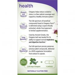 Health Supplements New Chapter Oregano Force For Immune Support Non-GMO - 30 Vegetarian Capsules