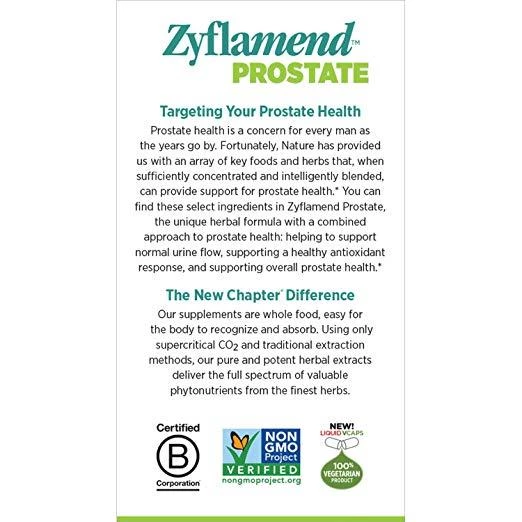 New Chapter Zyflamend Prostate Support Supplement With Saw Palmetto For Prostate Health - 60 Vegetarian Capsules Health Supplements 6 New Chapter Zyflamend Prostate Support Supplement With Saw Palmetto For Prostate Health - 60 Vegetarian Capsules Health Supplements