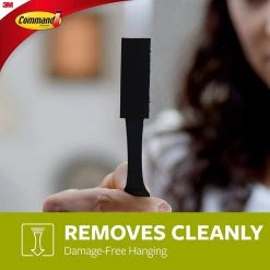 3M Command 17206BLK-12ES Picture Hanging Strips Value Pack Frame Stabilizer, 12 Pairs, Black