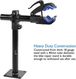 Lumintrail Bike Repair Stand BS-7078-15-01 For Mountain & Road Bikes, Wall & Workbench Mountable Workstand With Quick Clamp Lever Outdoor Recreation