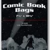 BCW Comic Book Bags, Regular/Silver, Resealable Closure, 7-1/8" X 10-1/2"