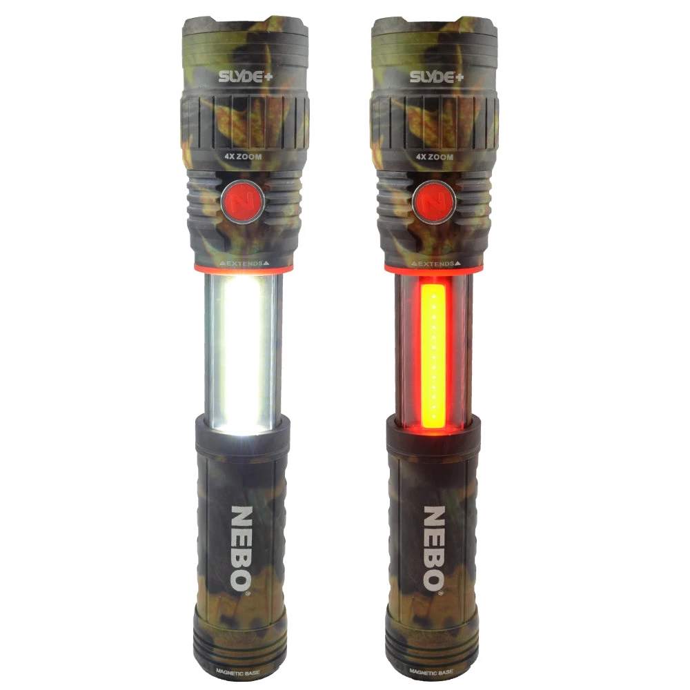 Outdoor Recreation Nebo SLYDE+ 400 Lumen Flashlight Worklight - Camo 2 Outdoor Recreation Nebo SLYDE+ 400 Lumen Flashlight Worklight - Camo