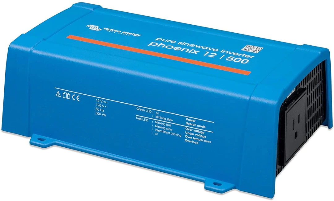 Victron Energy Phoenix Inverter VE.Direct 500VA 12-Volt 120V 3 Victron Energy Phoenix Inverter VE.Direct 500VA 12-Volt 120V